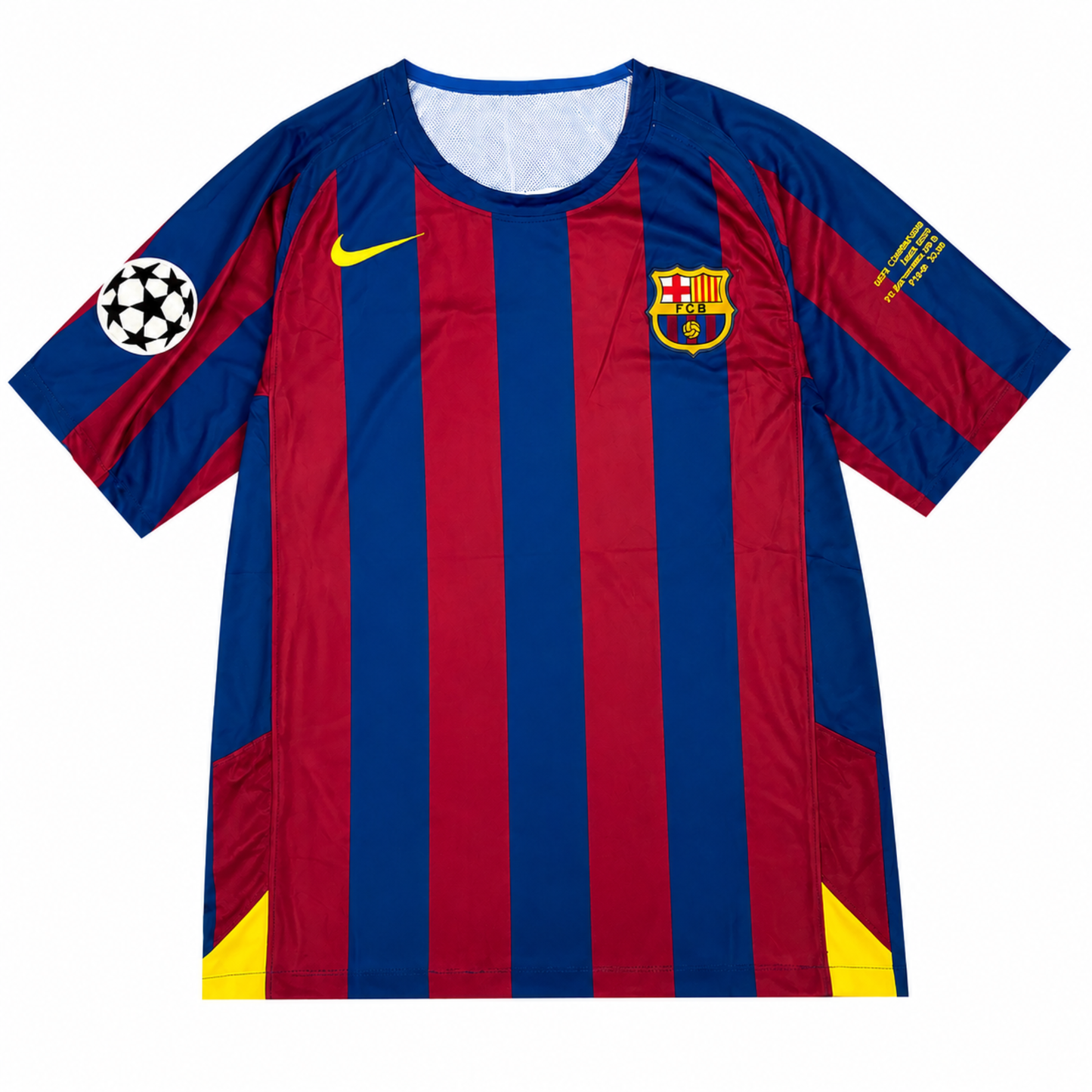 BARCELONA 2005-06 HOME CHAMPIONS LEAGUE RETRO – RONALDINHO #10