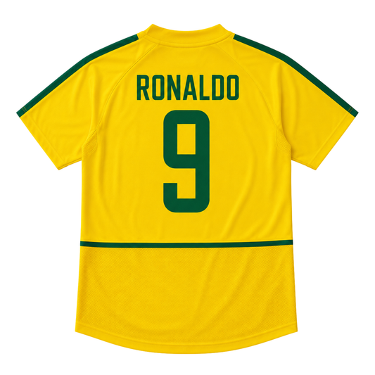 BRAZIL 2002 HOME RETRO – RONALDO #9