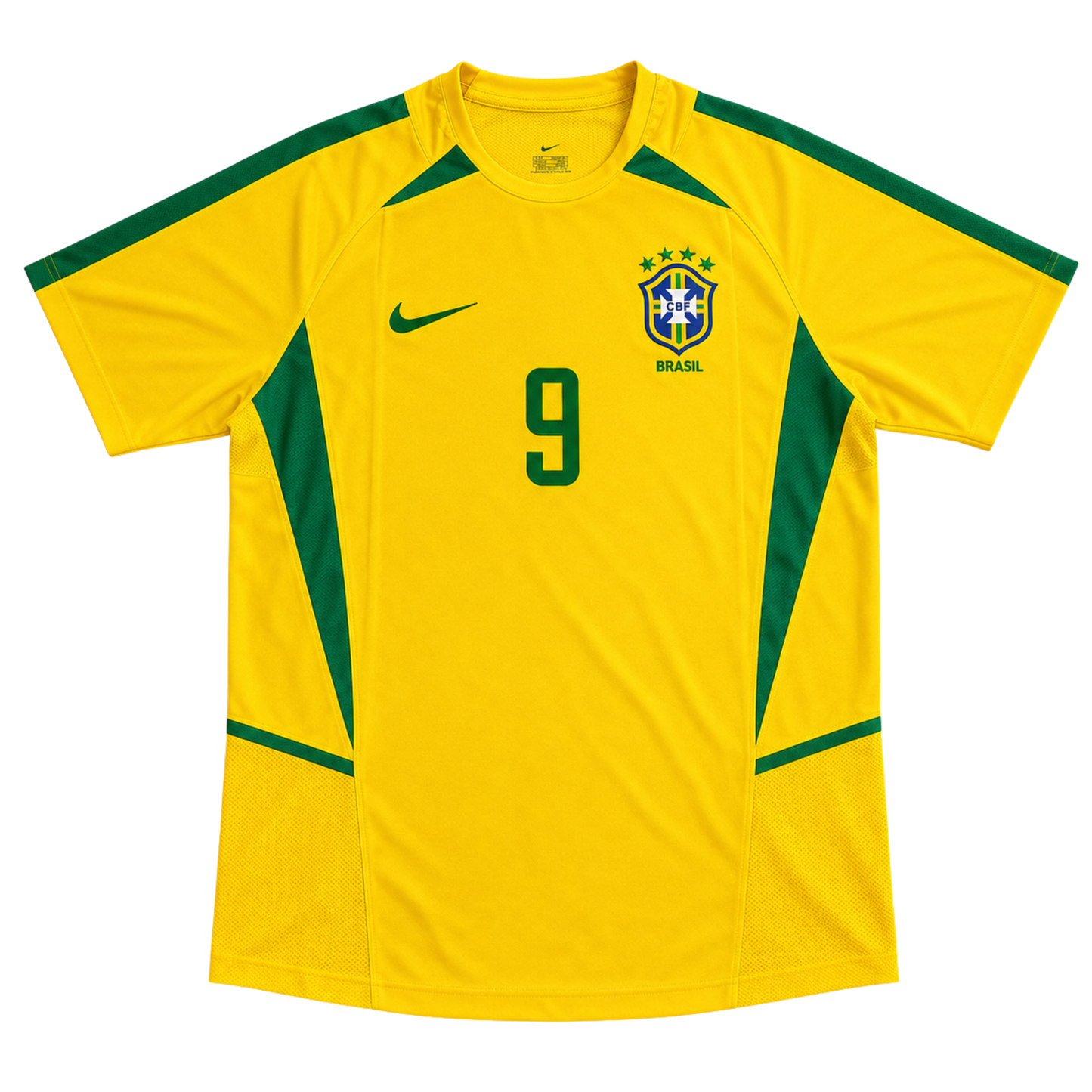 BRAZIL 2002 HOME RETRO – RONALDO #9