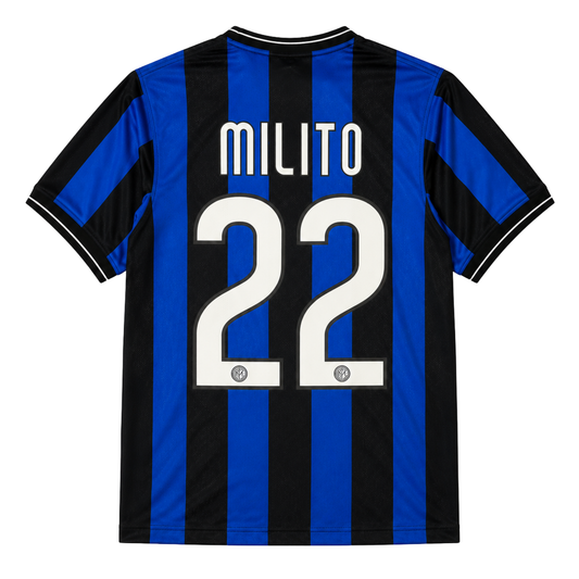 INTER MILAN 2010 HOME RETRO – MILITO #22