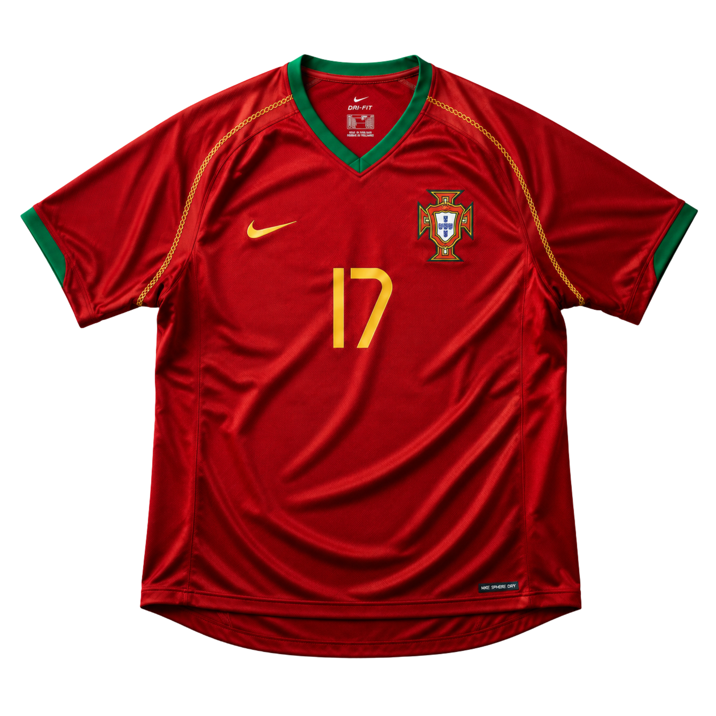 PORTUGAL 2006 HOME RETRO – RONALDO #17